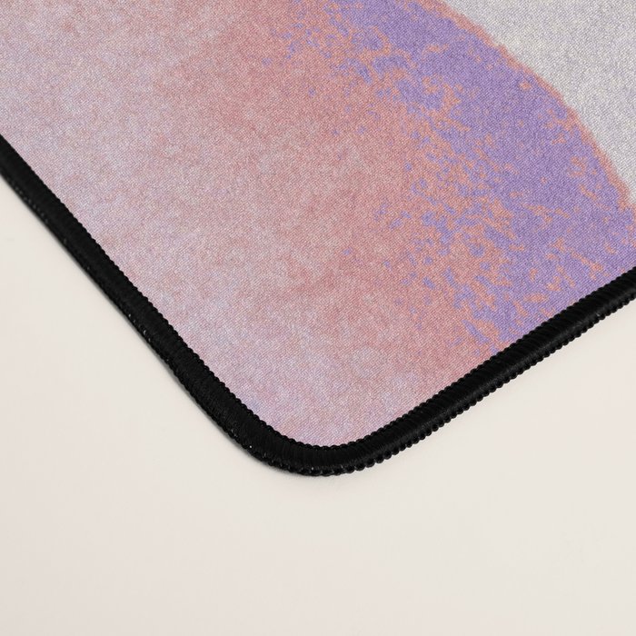 Watercolor circles overlay Desk Mat Gallery Image 4