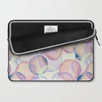 Watercolor circles overlay Laptop Sleeve Gallery Image 2