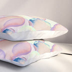 Watercolor circles overlay Pillow Sham Gallery Image 3
