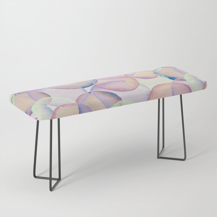 Watercolor circles overlay Bench Gallery Image 1