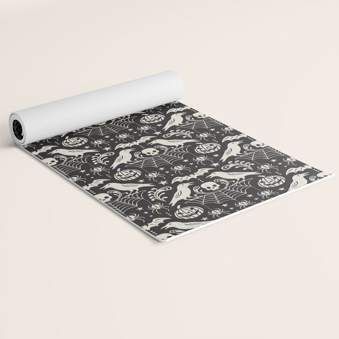 All Hallows' Eve - Black Ivory Halloween Yoga Mat Gallery Image 2