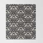 All Hallows' Eve - Black Ivory Halloween Throw Blanket Gallery Image 2