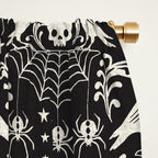 All Hallows' Eve - Black Ivory Halloween Window Curtain Gallery Image 2