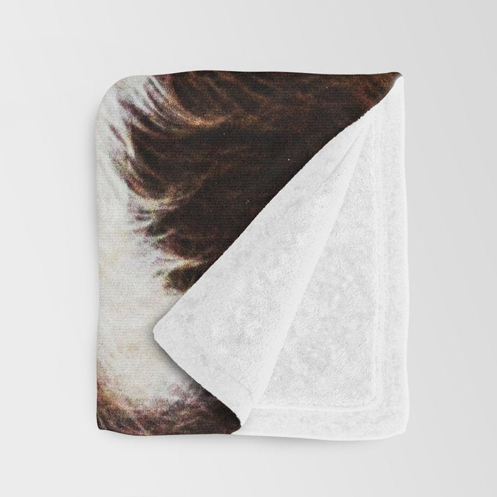 Cowhide Brown Spots Throw Blanket Gallery Image 3