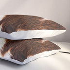Cowhide Brown Spots Pillow Sham Gallery Image 3