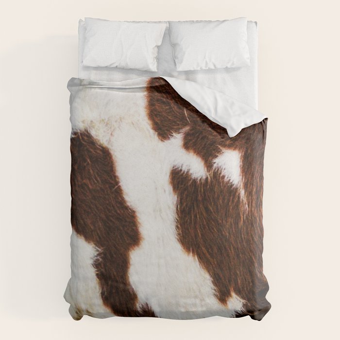 Cowhide Brown Spots Duvet Cover Gallery Image 6