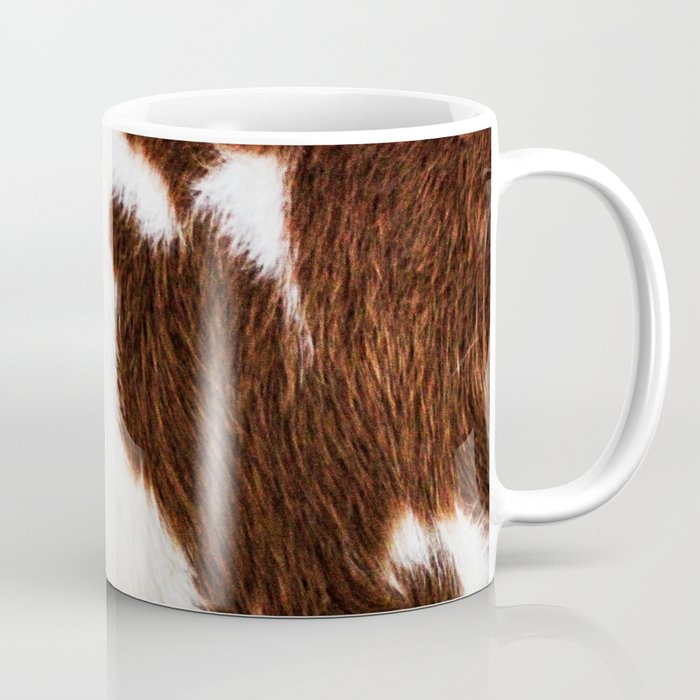 Cowhide Brown Spots Coffee Mug Gallery Image 1