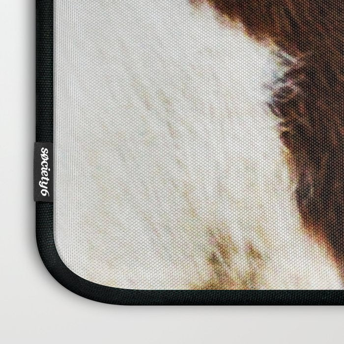 Cowhide Brown Spots Laptop Sleeve Gallery Image 3