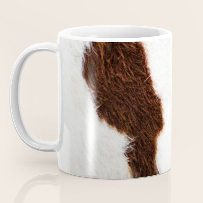 Cowhide Brown Spots Coffee Mug Gallery Image 3