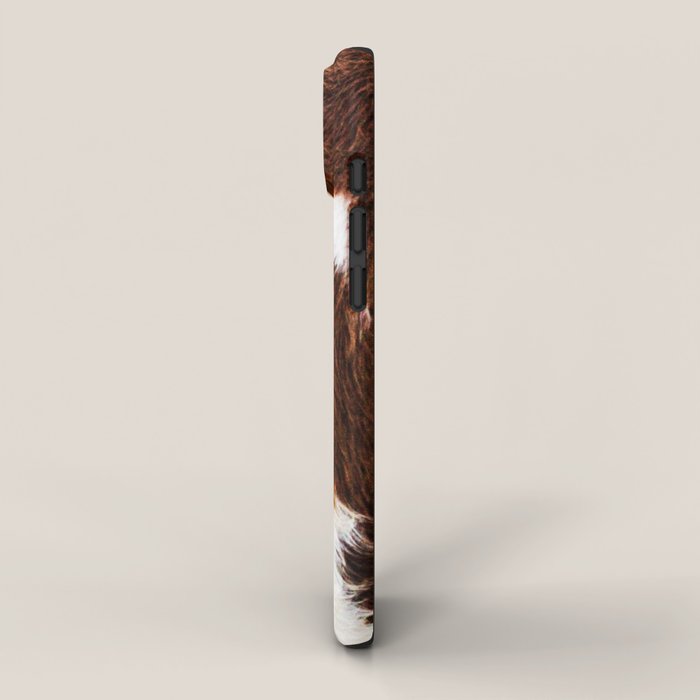 Cowhide Brown Spots iPhone Case Gallery Image 2