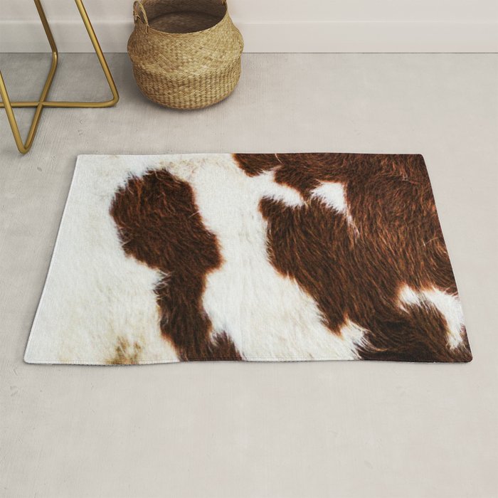 Cowhide Brown Spots Rug Gallery Image 1