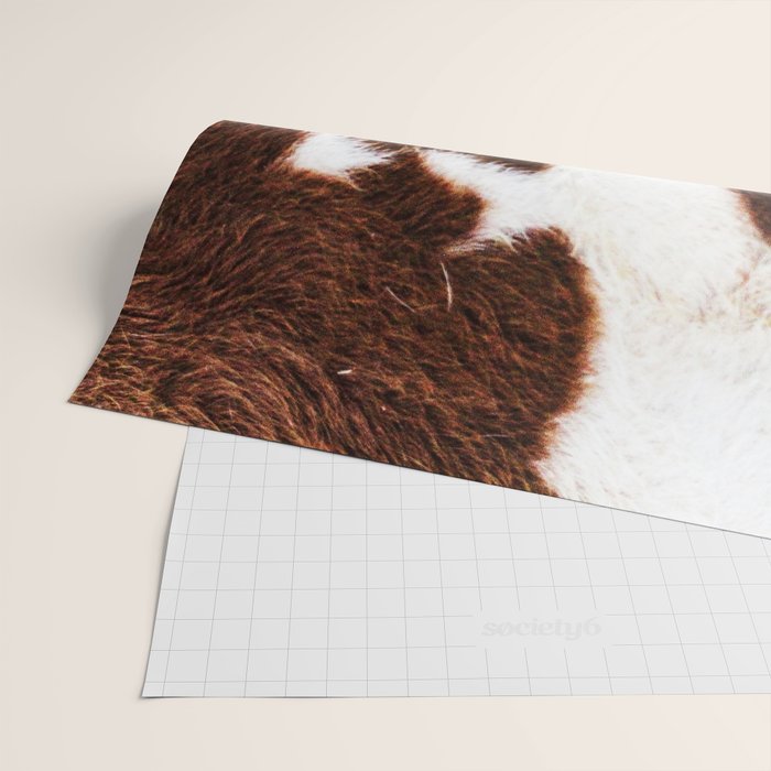 Cowhide Brown Spots Wrapping Paper Gallery Image 2