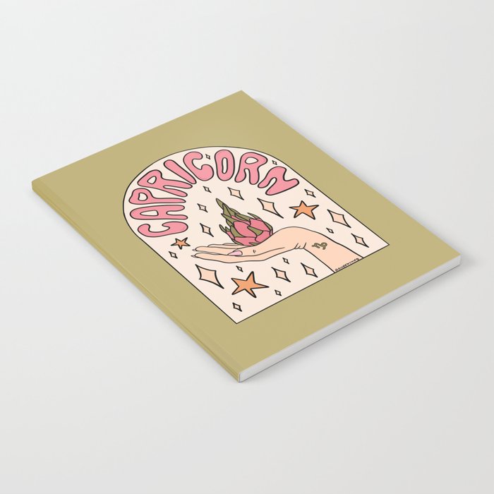 Capricorn Dragonfruit Notebook Gallery Image 2
