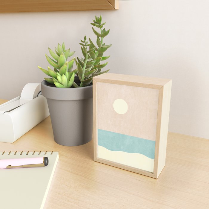 LANDSHAPES / Beach - Day Mini Art Print Gallery Image 2