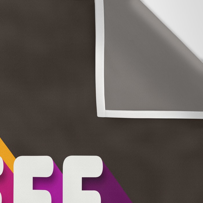 OK, but coffee first - retro typography Wall Tapestry Gallery Image 3