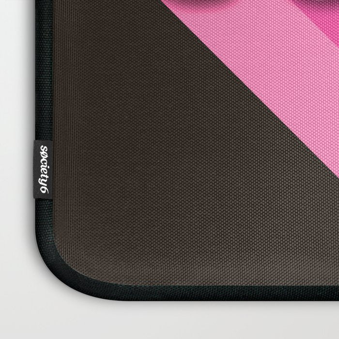 OK, but coffee first - retro typography Laptop Sleeve Gallery Image 3