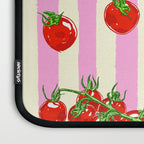 Cherry Tomatoes Euro Summer Aesthetic Stripes Illustration Laptop Sleeve Gallery Image 3