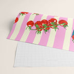 Cherry Tomatoes Euro Summer Aesthetic Stripes Illustration Wrapping Paper Gallery Image 2
