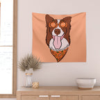 Halloween Dog Wall Tapestry Gallery Image 2