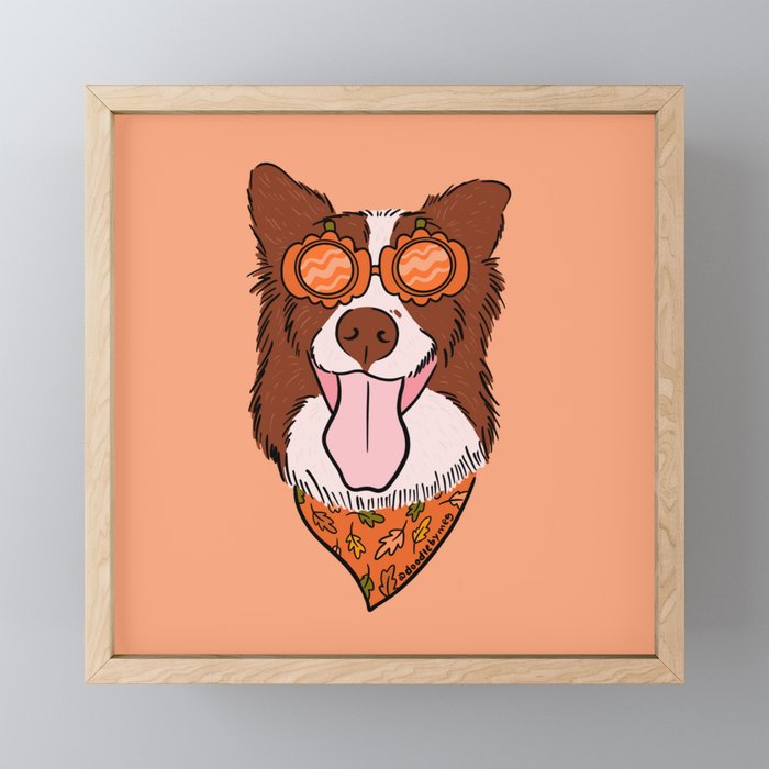 Halloween Dog Mini Art Print Gallery Image 1
