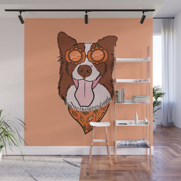 Halloween Dog Wall Mural Gallery Image 1