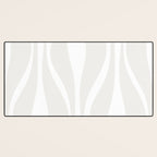 Mid Century Modern Abstract Lounge Pattern in White Desk Mat Gallery Image 3