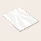Mid Century Modern Abstract Lounge Pattern in White Notebook Gallery Image 3