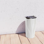 Mid Century Modern Abstract Lounge Pattern in White Travel Mug Gallery Image 4