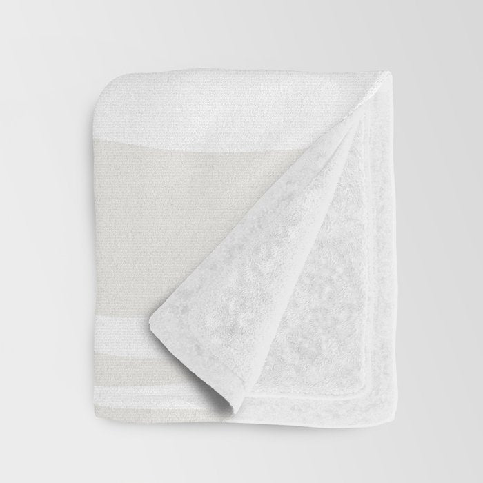 Mid Century Modern Abstract Lounge Pattern in White Throw Blanket Gallery Image 3