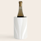 Mid Century Modern Abstract Lounge Pattern in White Wine Chiller Gallery Image 1