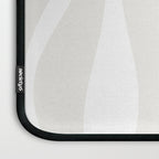 Mid Century Modern Abstract Lounge Pattern in White Laptop Sleeve Gallery Image 3