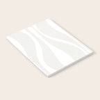 Mid Century Modern Abstract Lounge Pattern in White Notebook Gallery Image 2