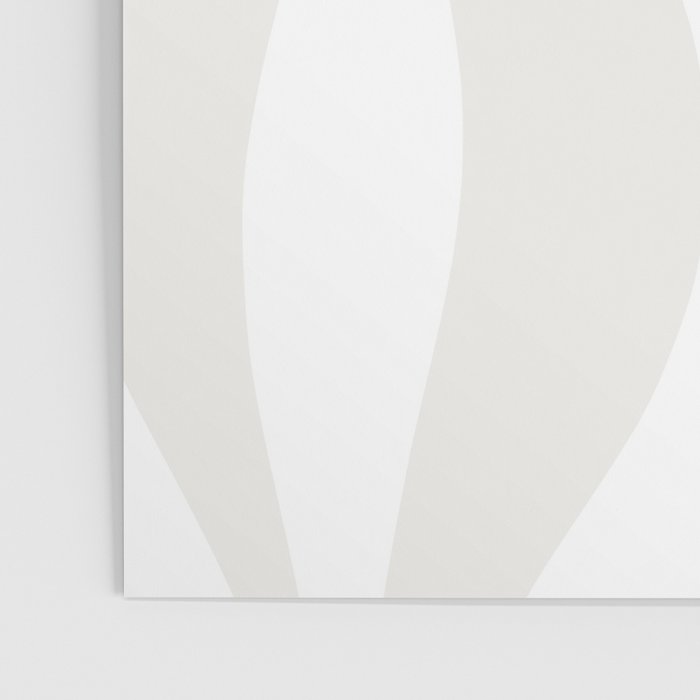 Mid Century Modern Abstract Lounge Pattern in White Poster Gallery Image 3