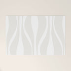 Mid Century Modern Abstract Lounge Pattern in White Welcome Mat Gallery Image 1