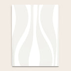Mid Century Modern Abstract Lounge Pattern in White Notebook Gallery Image 4