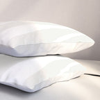 Mid Century Modern Abstract Lounge Pattern in White Pillow Sham Gallery Image 3