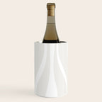 Mid Century Modern Abstract Lounge Pattern in White Wine Chiller Gallery Image 3
