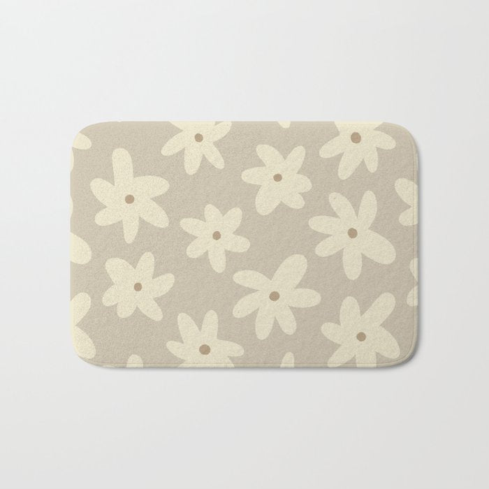 Pastel Daisies Bath Mat Gallery Image 1