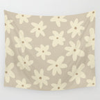 Pastel Daisies Wall Tapestry Gallery Image 4