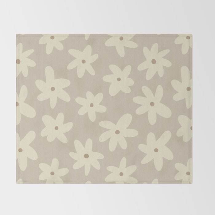 Pastel Daisies Throw Blanket Gallery Image 2
