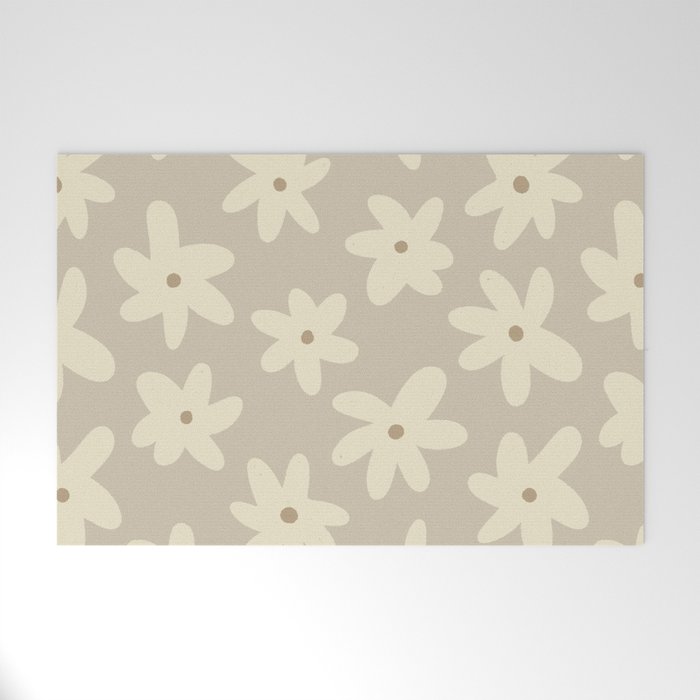 Pastel Daisies Welcome Mat Gallery Image 1