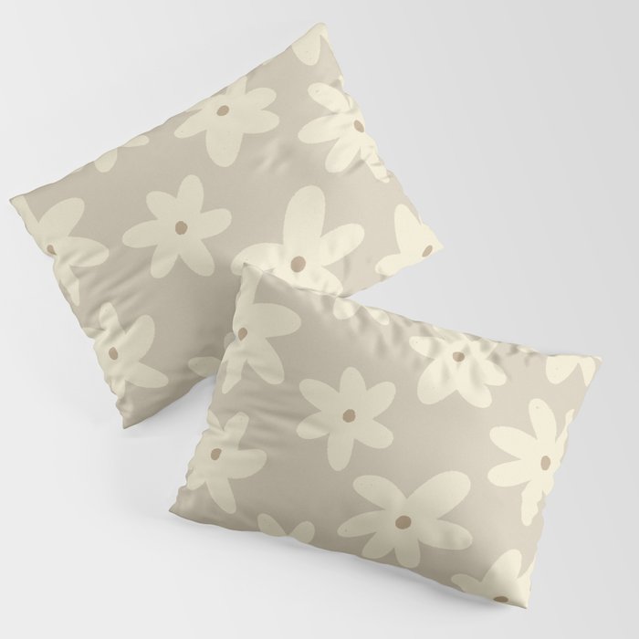 Pastel Daisies Pillow Sham Gallery Image 1