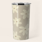 Pastel Daisies Travel Mug Gallery Image 1