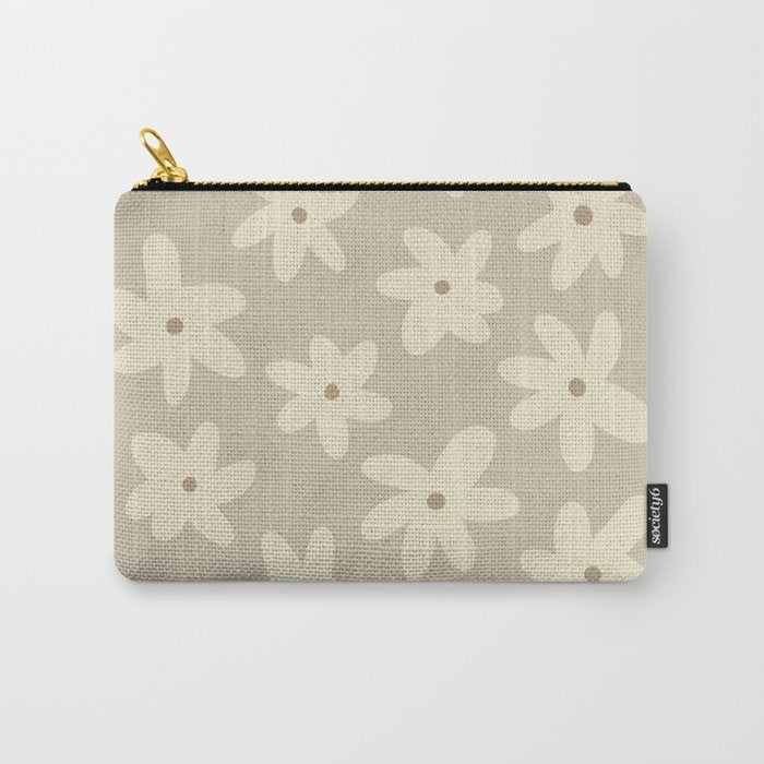 Pastel Daisies Carry All Pouch Gallery Image 1