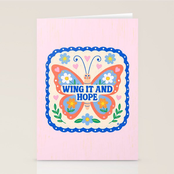 Wing It and Hope Stationery Card Gallery Image 1