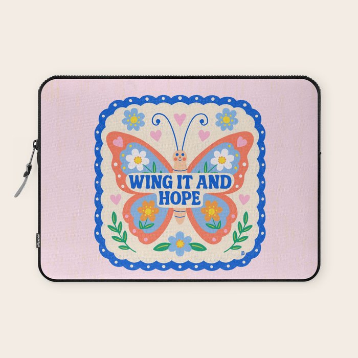 Wing It and Hope Laptop Sleeve Gallery Image 1