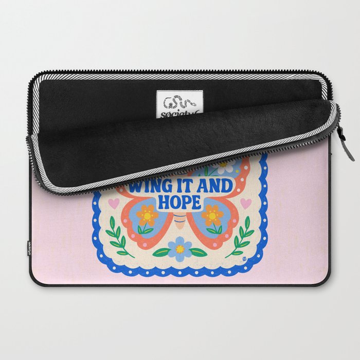 Wing It and Hope Laptop Sleeve Gallery Image 2