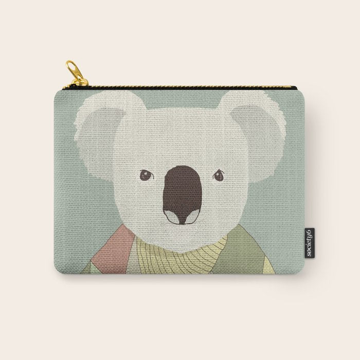 Whimsical Koala II Carry All Pouch Gallery Image 1