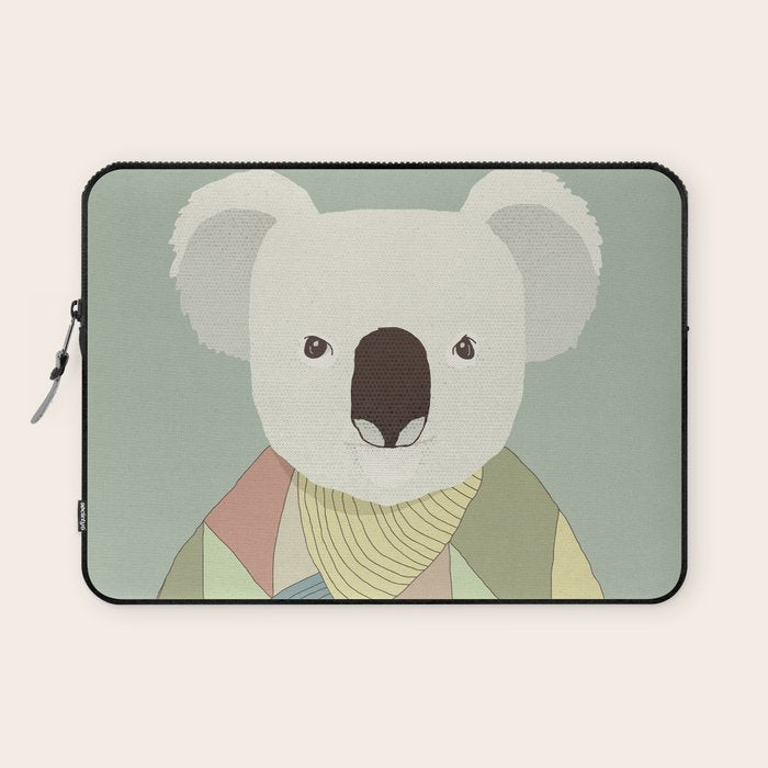 Whimsical Koala II Laptop Sleeve Gallery Image 1