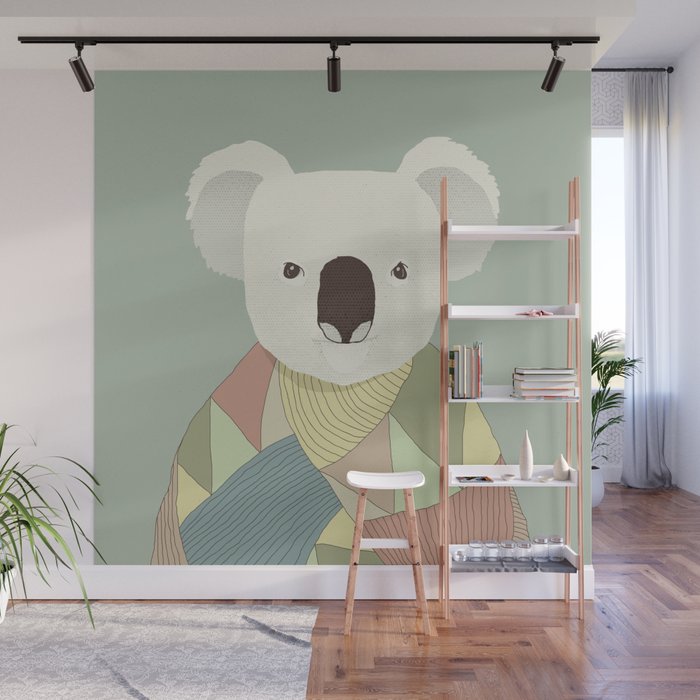 Whimsical Koala II Wall Mural Gallery Image 1